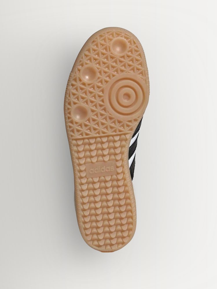 לבן/שחור - adidas originals נעלי ספורט לילדים, דגם Samba JP - תמונה 7 מתוך 7