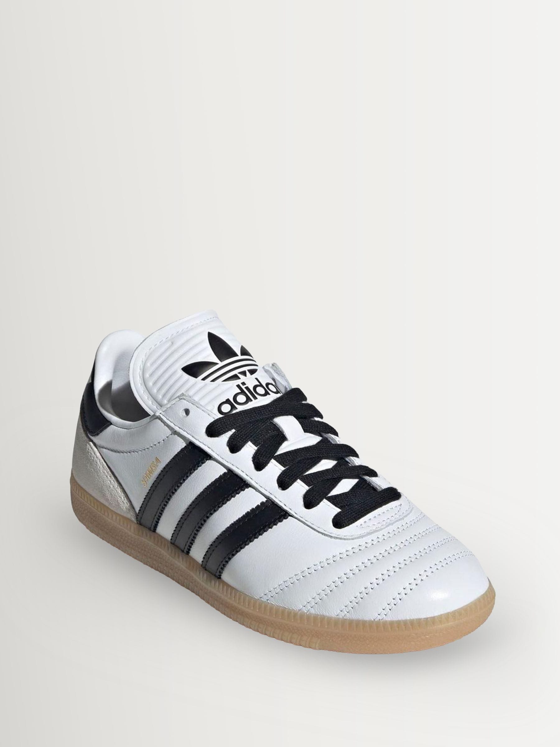 Buy adidas Originals White/Black Samba JP Junior Trainers from