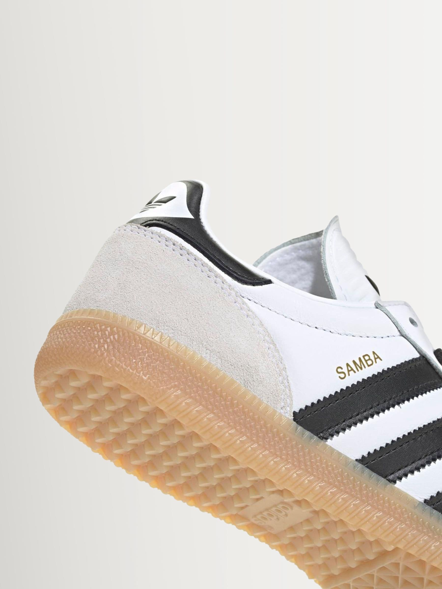  SAMBA ホワイト ブラック Buy adidas Originals White/Black Samba JP Junior Trainers from