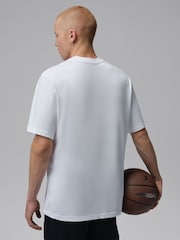 Jordan White Sport Dri-Fit T-Shirt - Image 3 of 5