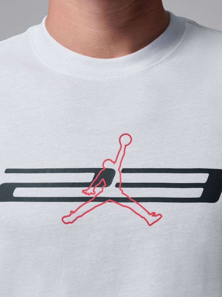 Jordan White Sport Dri-Fit T-Shirt - Image 5 of 5