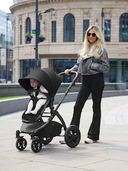 Ickle Bubba 12 Piece Black Travel System Stomp Luxe with iSize Cirrus - Image 1 of 6