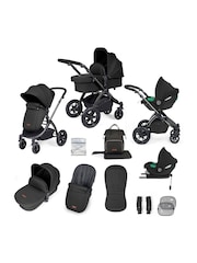 Ickle Bubba 12 Piece Black Travel System Stomp Luxe with iSize Cirrus - Image 2 of 6