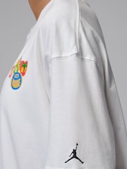 Jordan White Fruit Graphic T-Shirt - Image 5 of 5