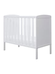 Ickle Bubba White Coleby Space Saver Cot and All Seasons Premium Poc Mattress - Image 2 of 6