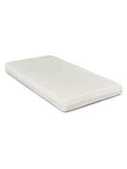 Ickle Bubba White Coleby Space Saver Cot and All Seasons Premium Poc Mattress - Image 3 of 6
