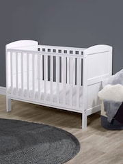 Ickle Bubba White Coleby Space Saver Cot - Image 1 of 6