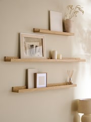 Oak Picture Shelf - Image 1 of 6