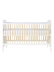 Ickle Bubba White Coleby Scandi Cot Bed and Fibre Mattress - Image 5 of 5