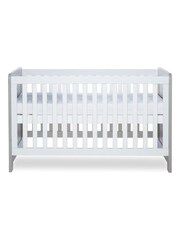Ickle Bubba White Pembrey Cot Bed and Fibre Mattress - Image 5 of 6