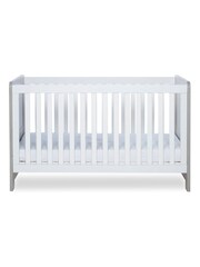 Ickle Bubba White Pembrey Cot Bed and Fibre Mattress - Image 6 of 6