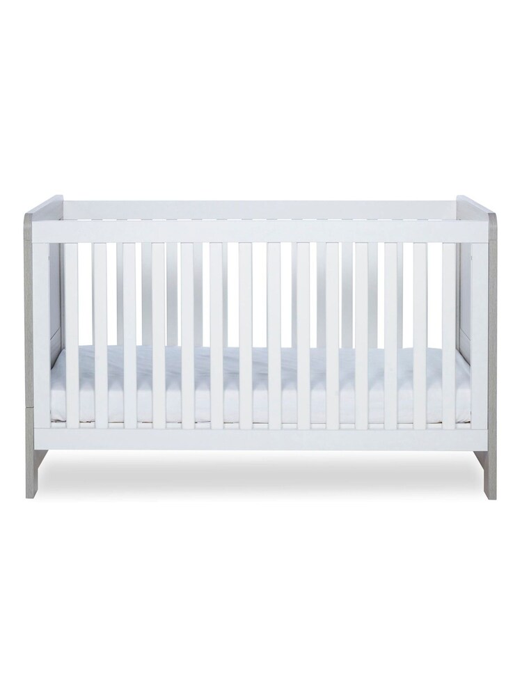 Ickle Bubba White Pembrey Cot Bed and Fibre Mattress - Image 6 of 6