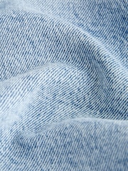 Light Blue Hourglass Denim Shorts - Image 6 of 7