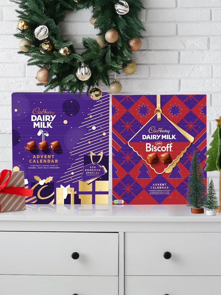 Cadbury Chunk Advent 258g Biscoff Advent 236g Bundle of 2 - Image 1 of 3 Cadbury Chunk Advent 258g Biscoff Advent 236g Bundle of 2 - Image 1 of 3