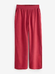 Lands' End Red Pull On Wide Leg Co-Ord Trousers - Image 1 of 1