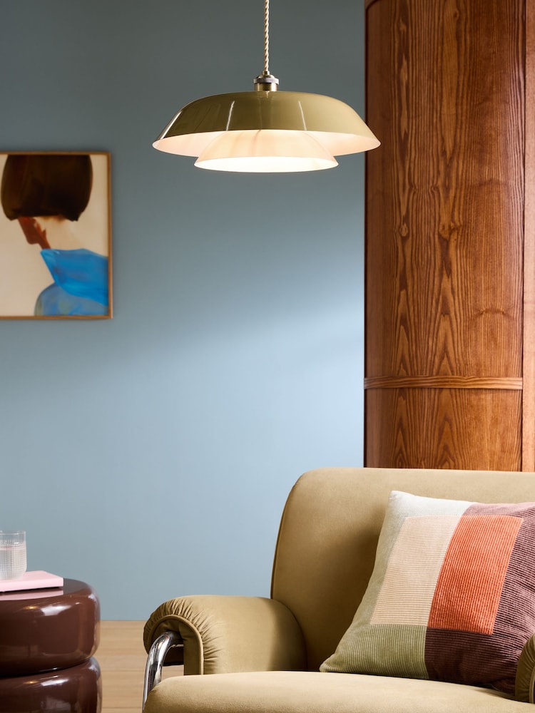 MADE.COM Chrome Eero Easy Fit Shade - Image 1 of 5 MADE.COM Chrome Eero Easy Fit Shade - Image 1 of 5