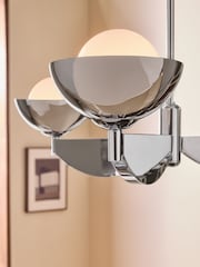 MADE.COM Chrome Small Layla Ceiling Light - Image 2 of 4