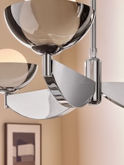 MADE.COM Chrome Small Layla Ceiling Light - Image 3 of 4