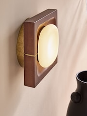 MADE.COM Wood Coffer Wall Light - Image 2 of 5