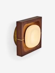 MADE.COM Wood Coffer Wall Light - Image 4 of 5