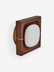 MADE.COM Wood Coffer Wall Light - Image 5 of 5