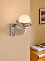 MADE.COM Chrome Layla Wall Light - Image 2 of 6