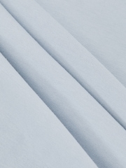 Reiss Ice Blue Lara Cotton Ribbed-Neck Oversized T-Shirt - Image 6 of 6