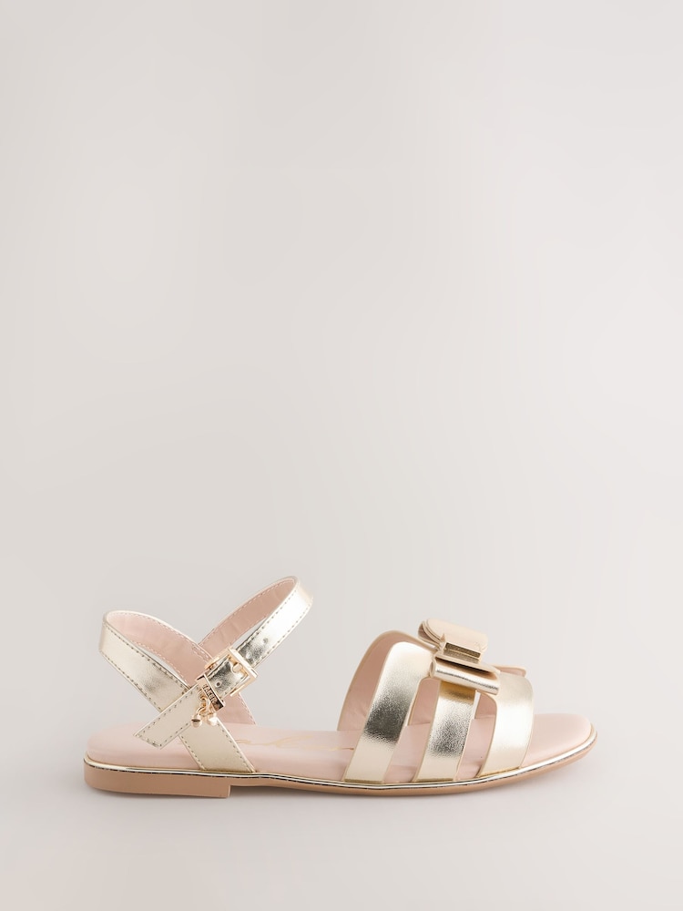 Baker by Ted Baker Fisherman Sandals with Bow - Image 2 of 5 Baker by Ted Baker Fisherman Sandals with Bow - Image 2 of 5