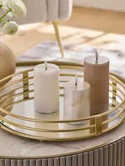 Lipsy 3 Pack Cream Luxe Neutral LED Candles - Image 2 of 6