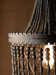 Rockett St George Black Bohemian Noir Beaded Pendant - Image 4 of 7