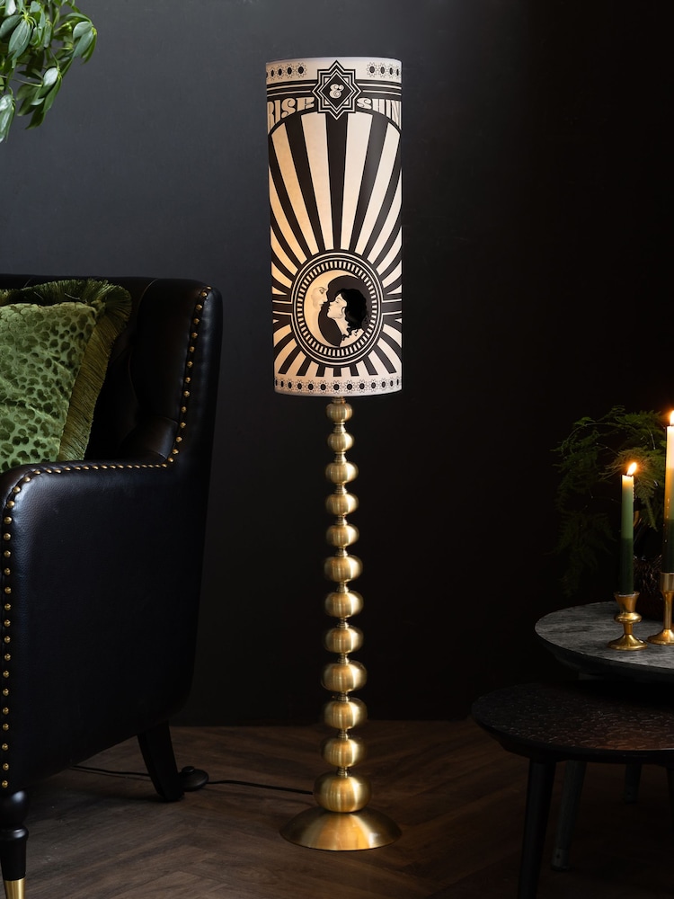 Rockett St George Chrome Solar Goddess Floor Lamp - Image 1 of 7 Rockett St George Chrome Solar Goddess Floor Lamp - Image 1 of 7