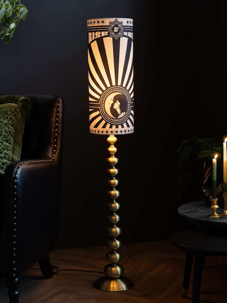 Rockett St George Chrome Solar Goddess Floor Lamp - Image 2 of 7 Rockett St George Chrome Solar Goddess Floor Lamp - Image 2 of 7
