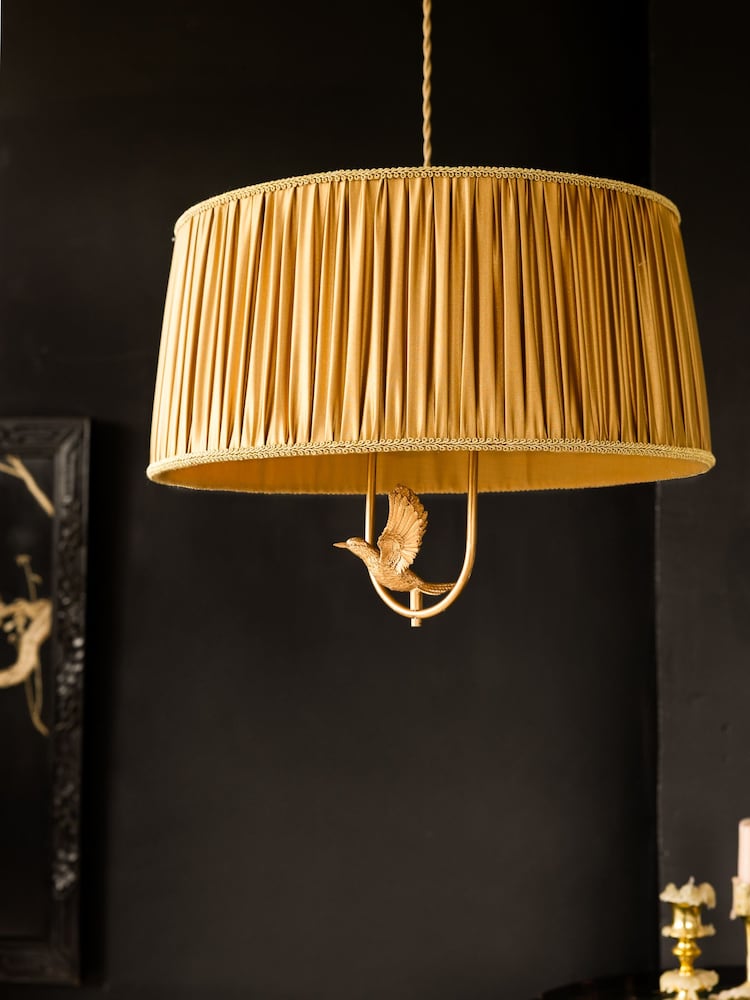 Rockett St George Gold Boutique Bird Ceiling Pendant Light - Image 2 of 6
