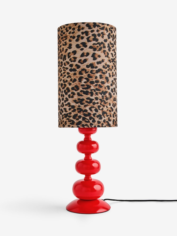 Rockett St George Leopard Love Bobbin Table Lamp - Image 5 of 5