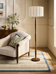 Nina Campbell Wood Turned Wood Scalloped - Image 1 of 6
