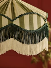 Lia Gold x Next Green/Ecru Stripe Easy Fit Light Shade - Image 3 of 5