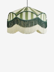 Lia Gold x Next Green/Ecru Stripe Easy Fit Light Shade - Image 4 of 5