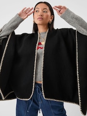 Accessorize Black Whipstitch Shrug - Image 1 of 4