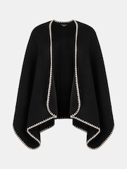 Accessorize Black Whipstitch Shrug - Image 4 of 4
