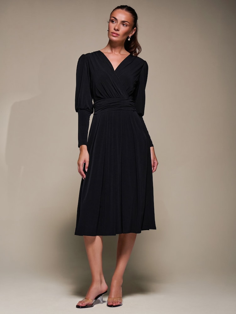long sleeve black jersey midi dress Buy Jolie Moi Puff from Next USA diamante chainmail