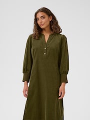 CULTURE Green CUrhaena Midi Dress - Image 3 of 6