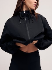 OSIA Black Lightweight Hooded Shell Jacket - Image 2 of 4