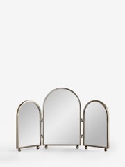 Gold Triple Arch Dressing Table Mirror - Image 3 of 4
