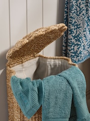 Natural Shell Seagrass Laundry Hamper - Image 2 of 4