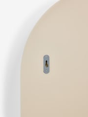 Cream Rib Shelf Bathroom Wall Mirror - Image 7 of 7