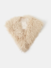 Accessorize Natural Shaggy Faux Fur Tippet Scarf - Image 1 of 1