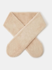Accessorize Natural Faux Fur Stole Scarf - Image 1 of 1