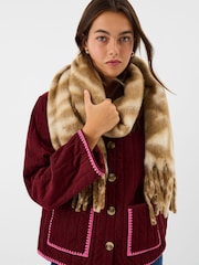 Accessorize Brown Super Soft Tiger Print Scarf - Image 1 of 3