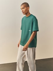 Green Signature - Nothing Ordinary Relaxed Fit Graphic Heavyweight T-Shirt - Bild 3 von 5