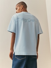 Blue Signature - Nothing Ordinary Relaxed Fit Graphic Heavyweight T-Shirt - Bild 1 von 6